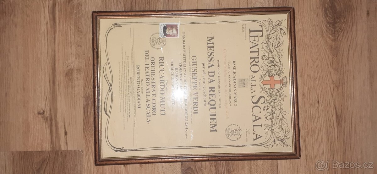 Teatro alla Scala - program 2001 - 2