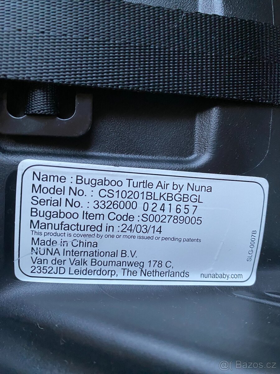 Bugaboo Turtle Air by Nuna - 2