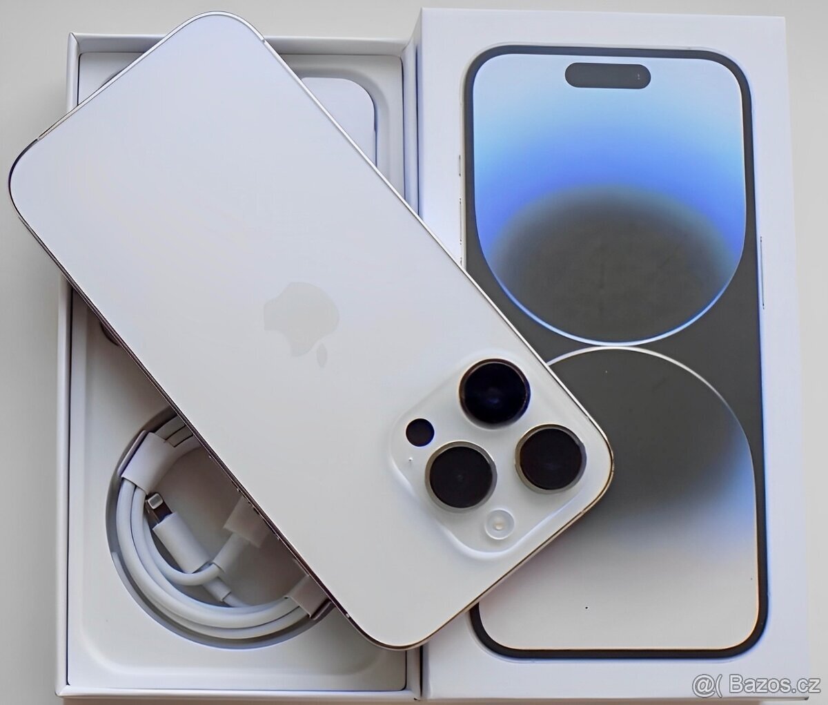 Apple iPhone 14 Pro 128GB Silver - Top stav - 2