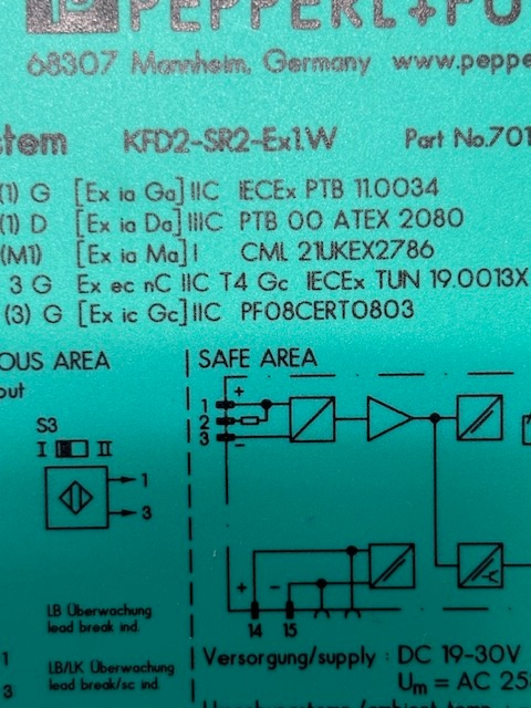 PEPPERL +FUCHS KFD2-SR2-EX1.W - 2
