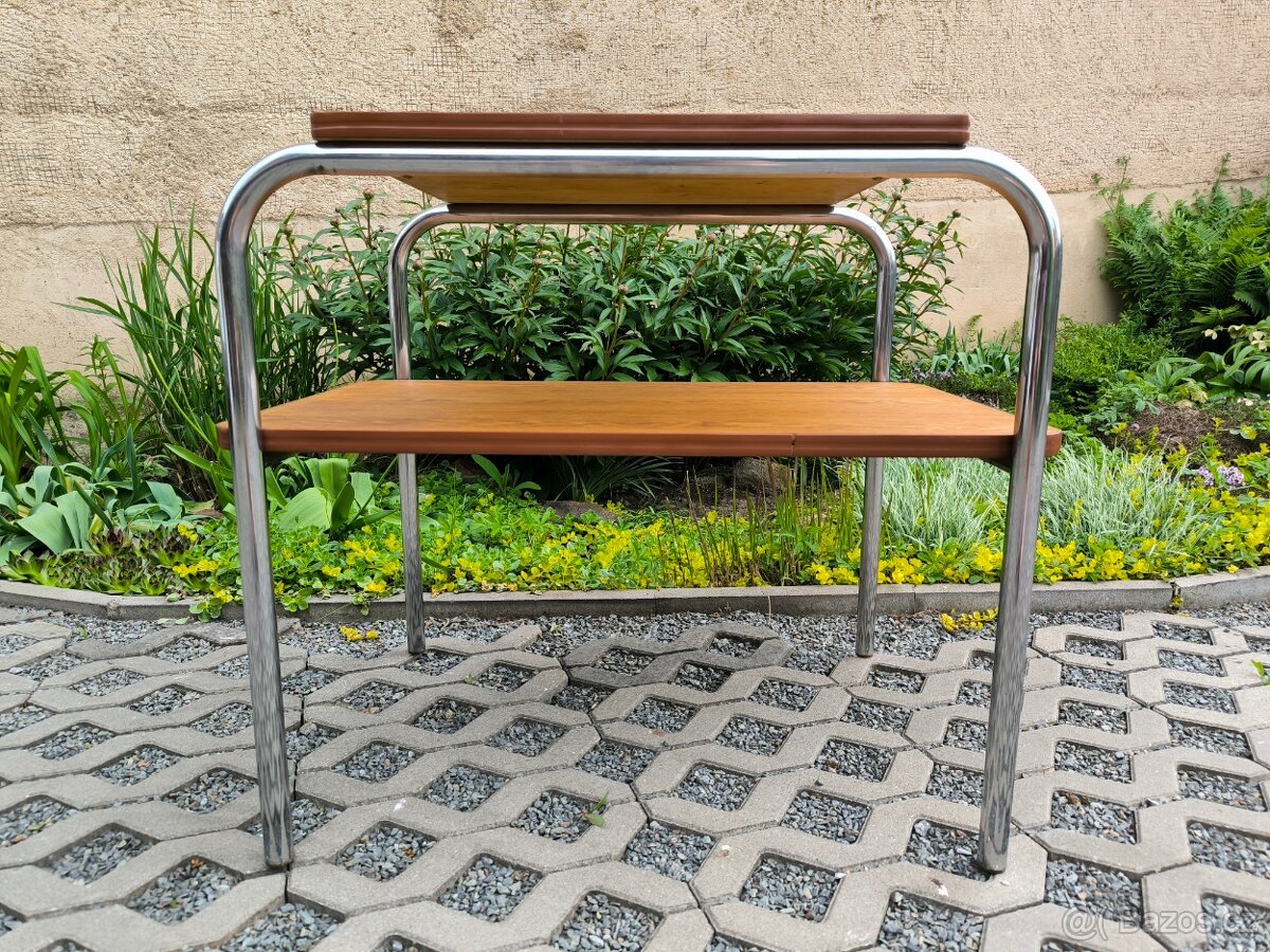 Funkcionalistický trubkový stolek - Marcel Breuer - 2