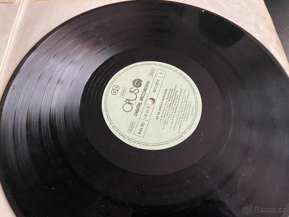LP Various – Až Sa Znova Narodím - Opus - 2