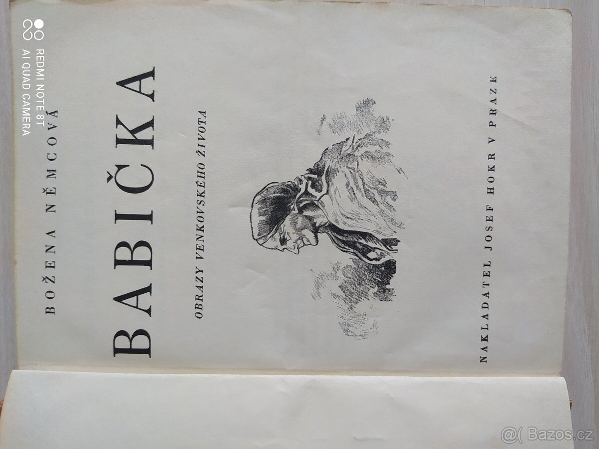 KNIHA "BABIČKA" z r. 1940 - 2