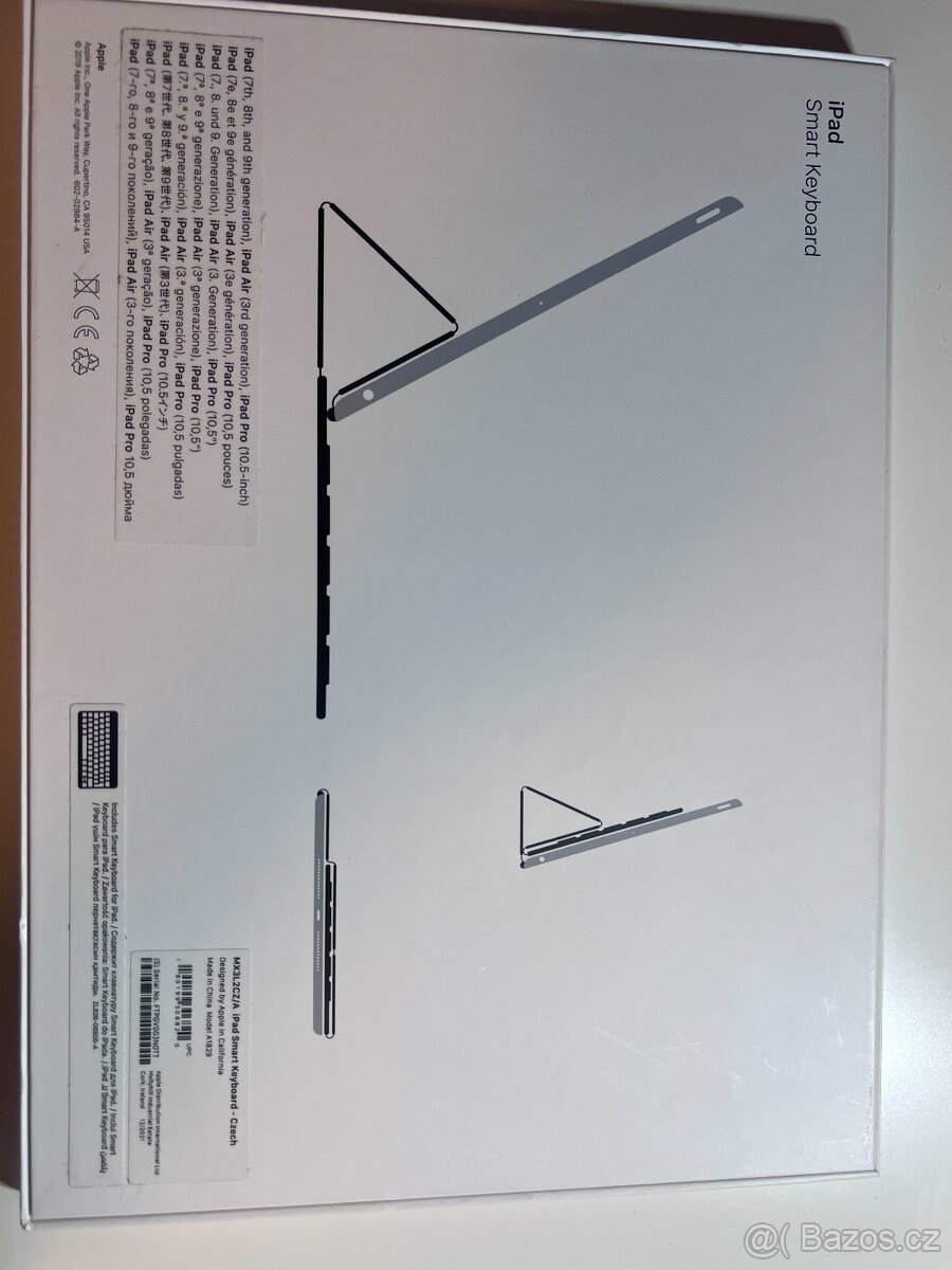 Apple Smart Keyboard MX3L2CZ/A – česká klávesnice pro iPad - 2