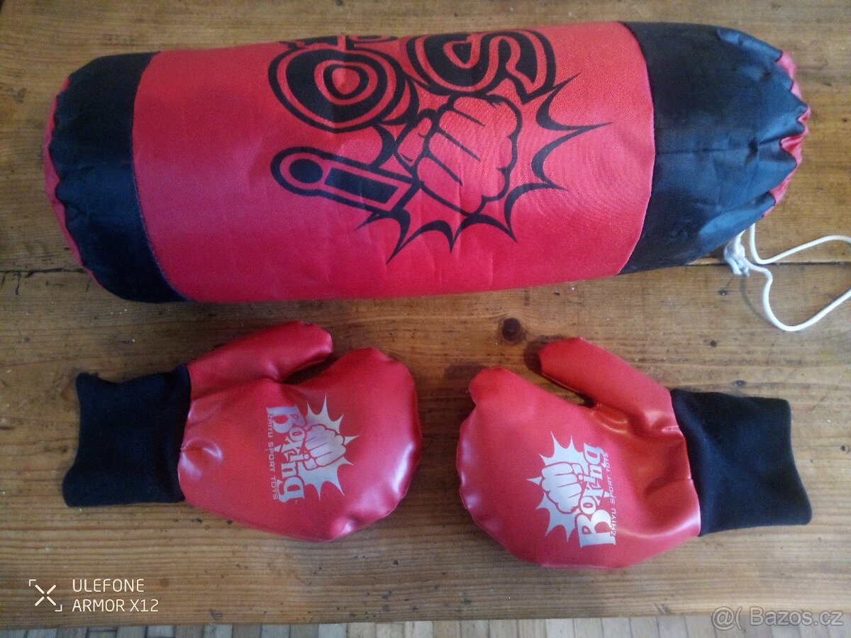 Dětský boxovací pytel a rukavice - 2