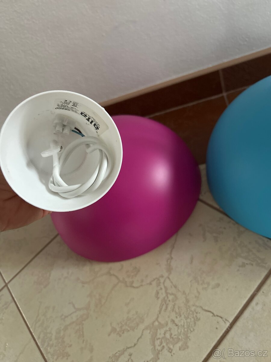 Závěsný skleněný lustr ALFA - 2