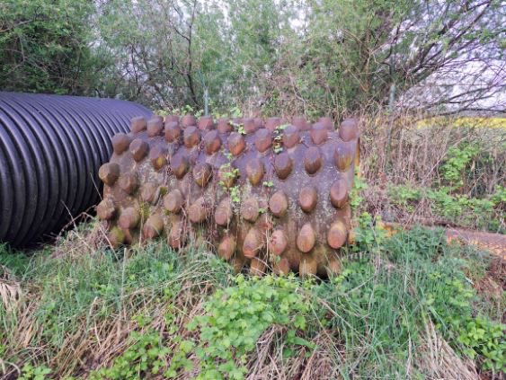 Ježková nástavba na válec - 2