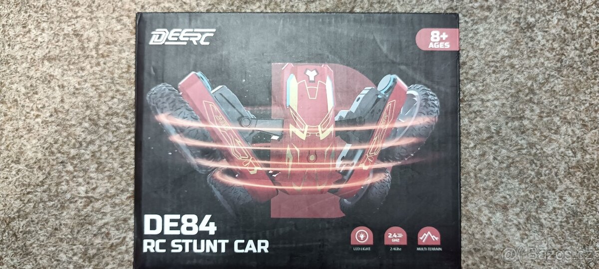 RC akrobatické auto DEERC DE84 Iron Man (nové jen rozbalené) - 2