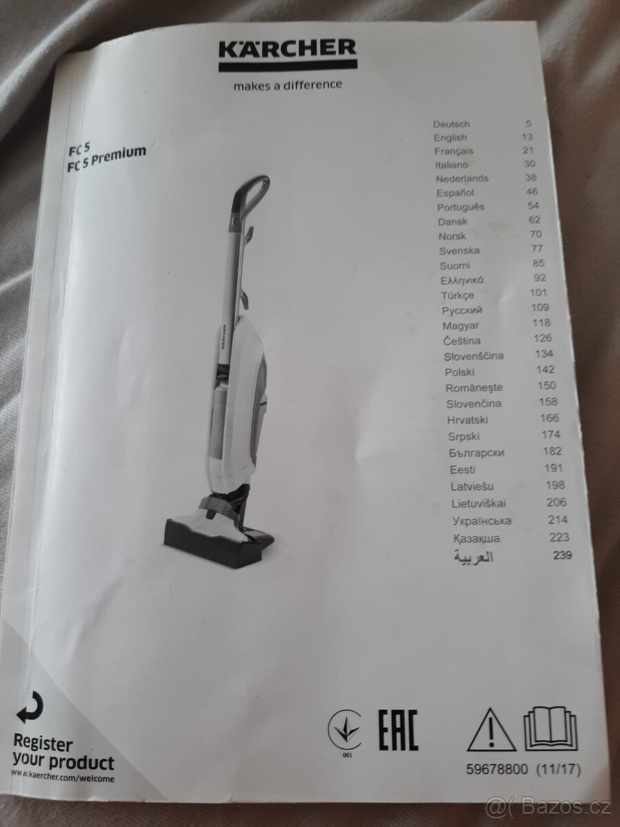 Prodám podlahový a mycí vysavač Karcher - 2