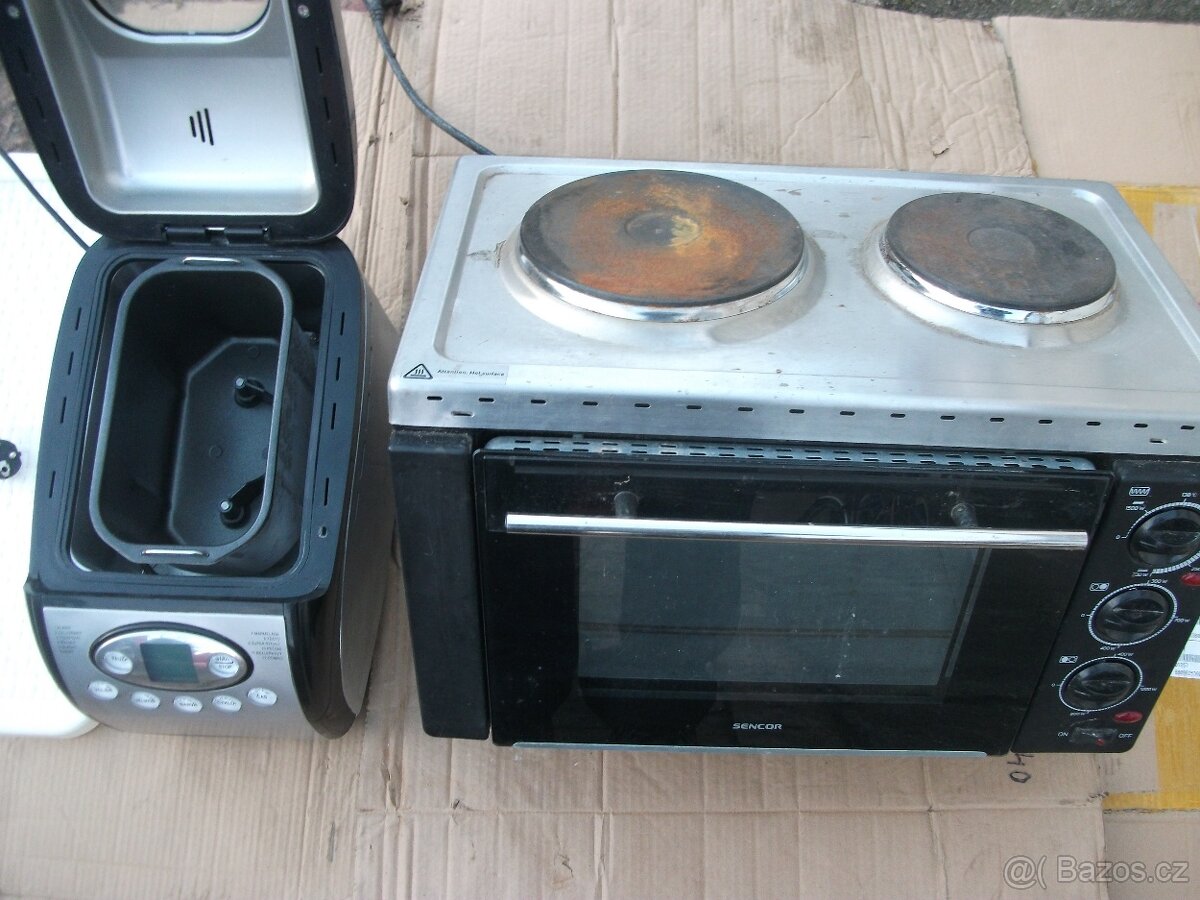 el. vařič s troubou + pekárna ETA nerez - 2