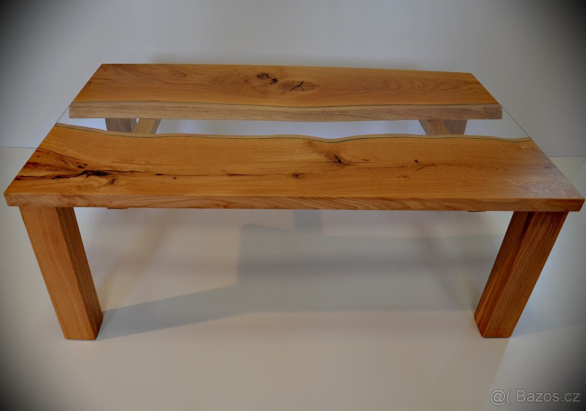 NOVÝ Konferenční stůl - dub - 2