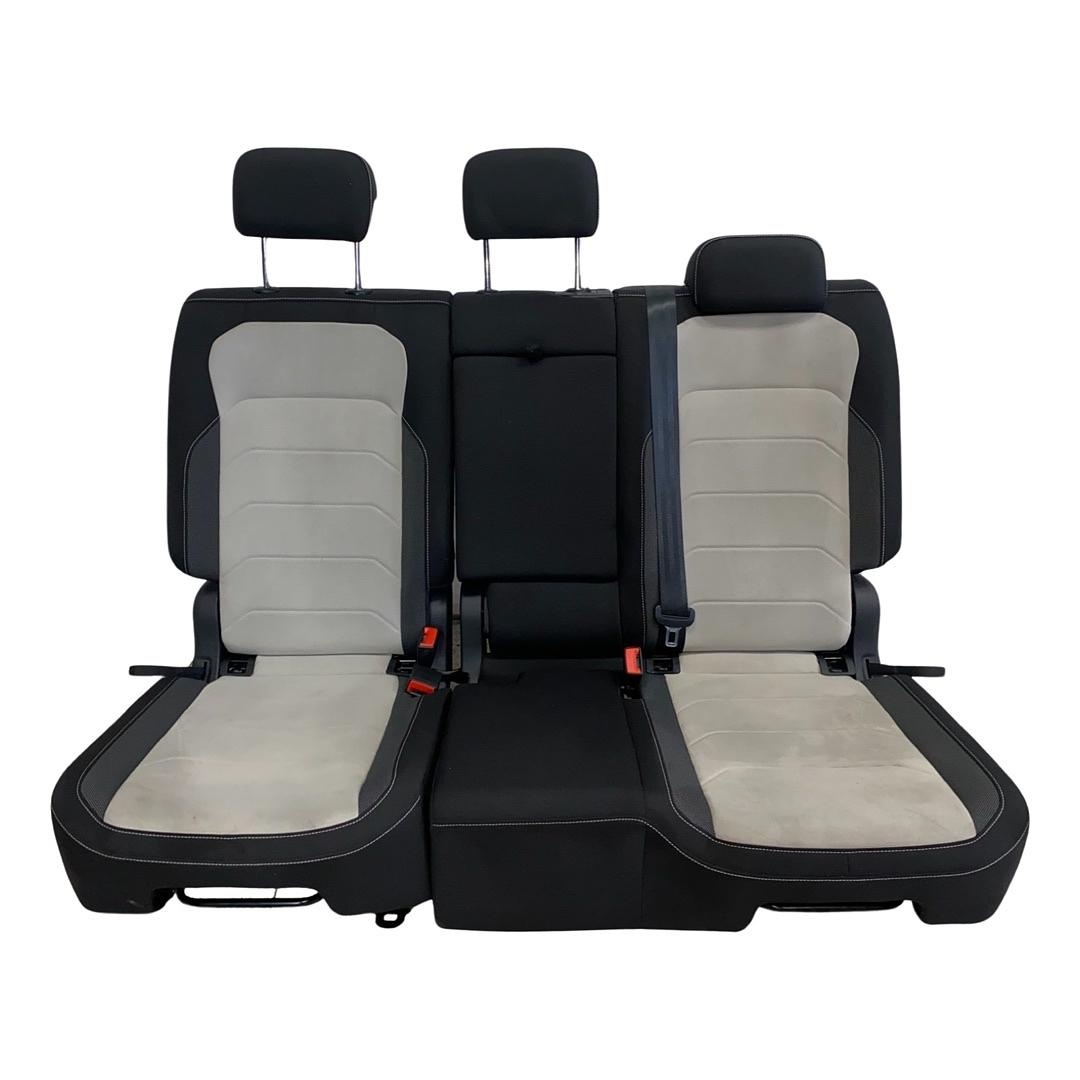 Sedačky černá látka šedá alcantara VW Tiguan 5NB 2 gen. 21 - 2