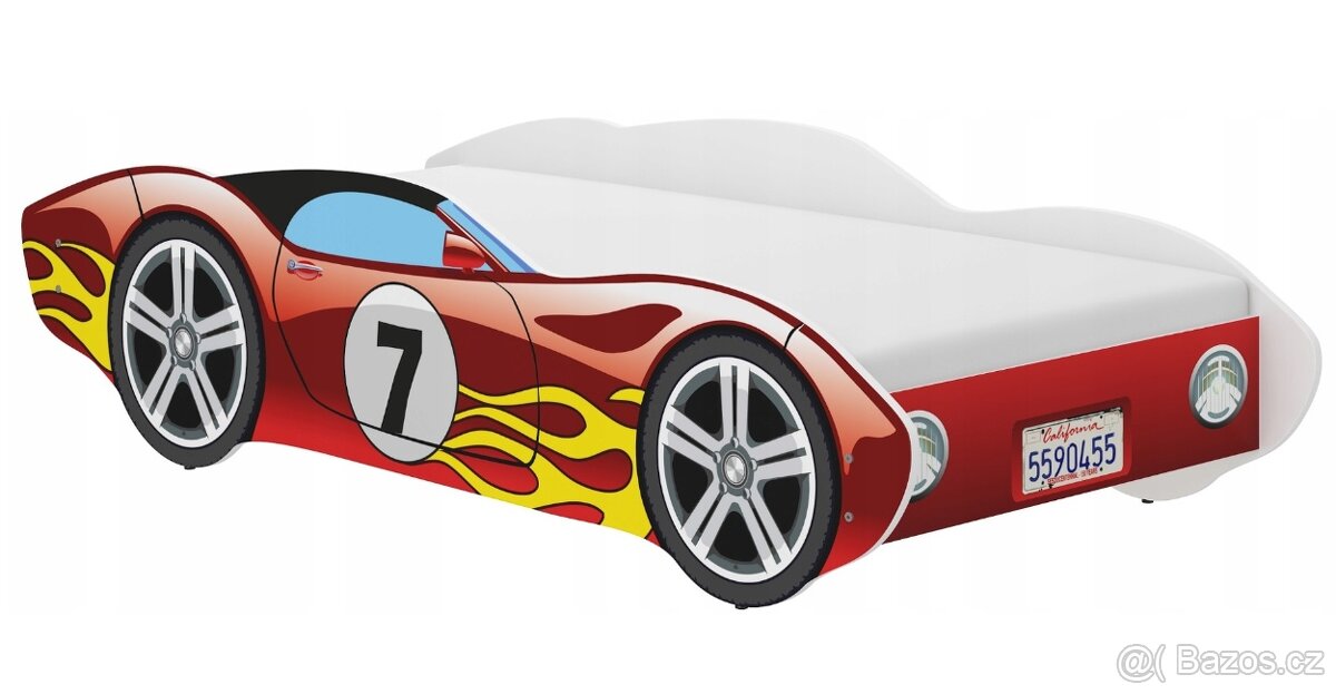 Nová, nepoužitá Autopostel CORVETTA 140x70+matrace - 2