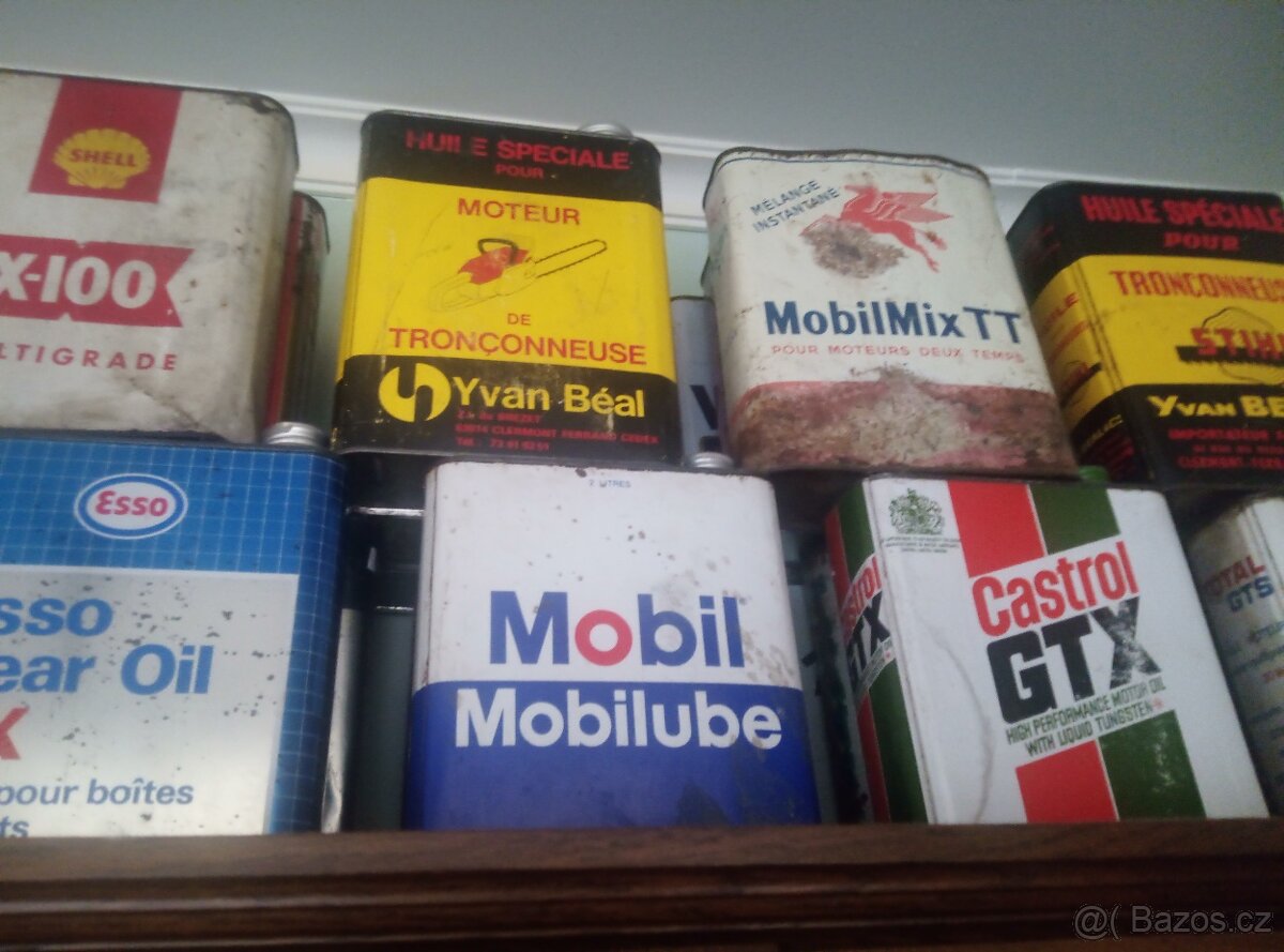 Plechovky od oleje - 2