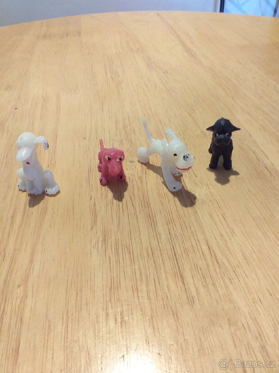Prodám starou retro hračku pejsci plast - 2