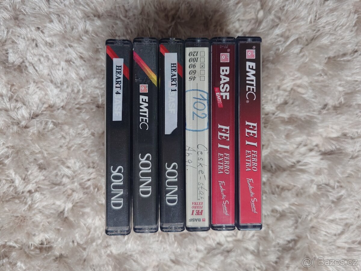 Audio kazety BASF, Emtec - 2