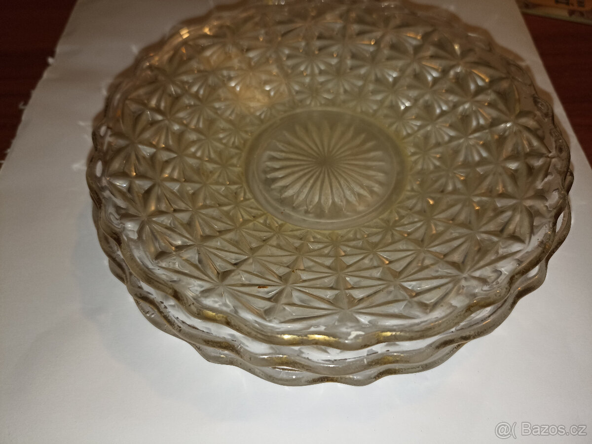 Talířky skleněné 3 ks - 2