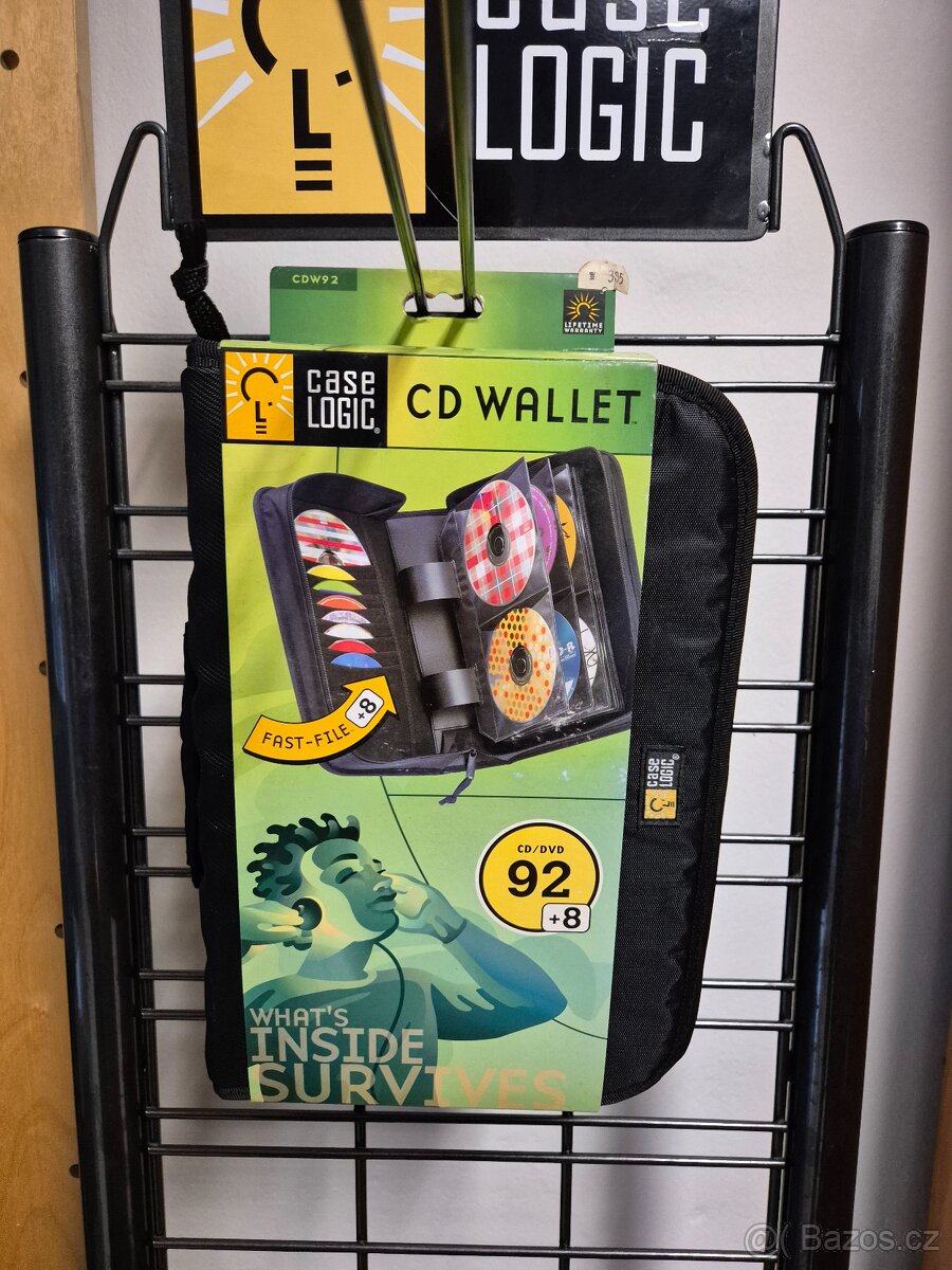 Pouzdro na 92 CD DVD Case Logic CDW92 černé - 2