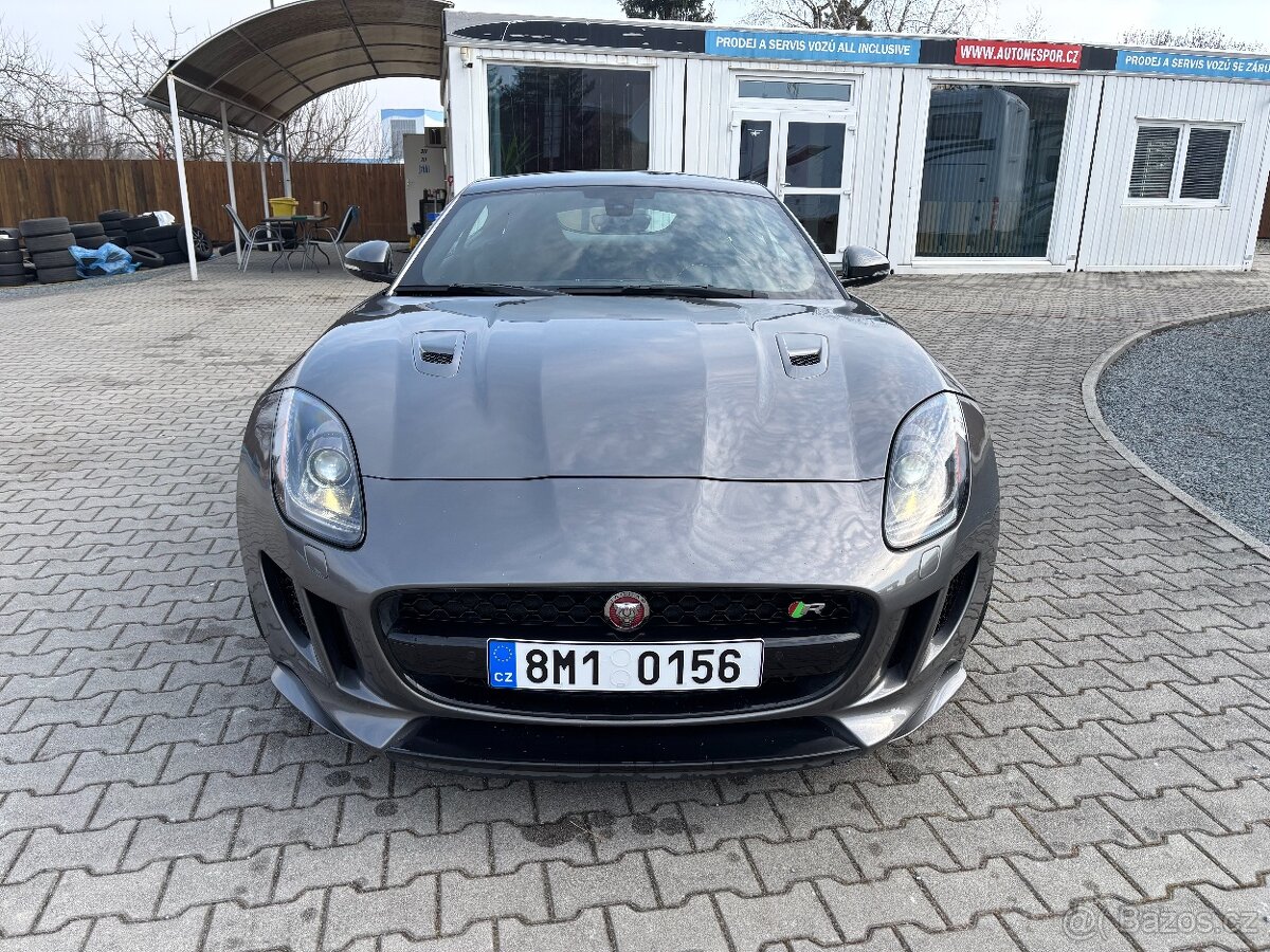 Jaguar F-Type R 5,0,405kw,SERVIS,37tkm,3/2016 - 2
