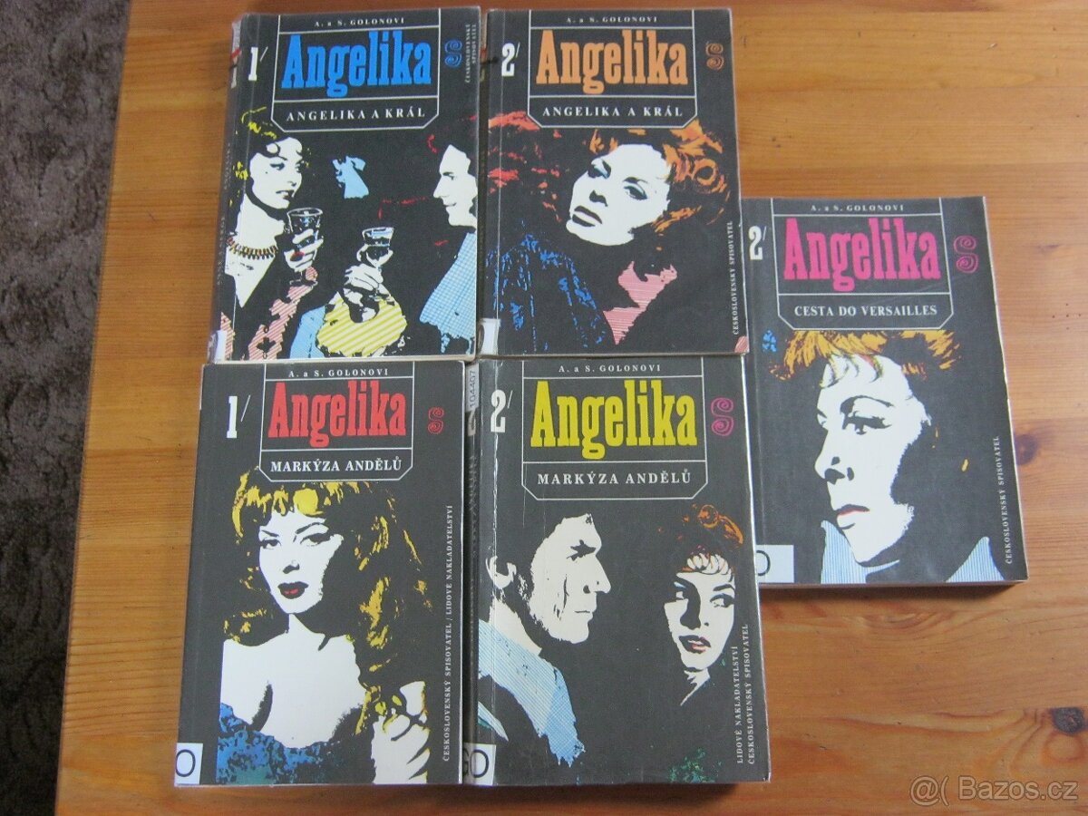 Knihy pro ženy - Angelika, J.Collins, D.Steelová aj. - 2