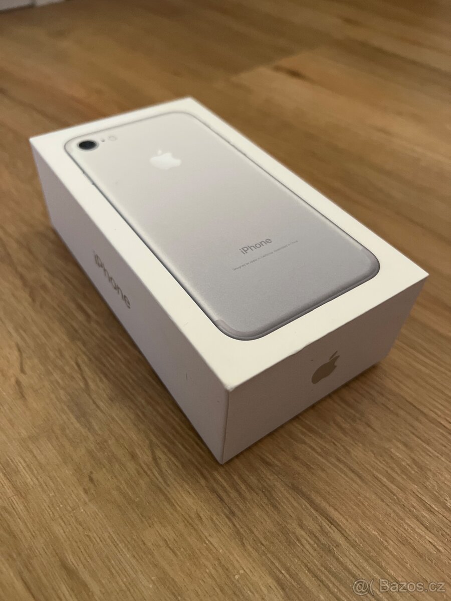 Original krabička iPhone 7 - silver včetně sluchátek - 2
