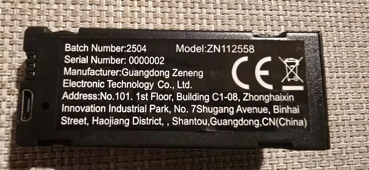 Dron - baterie ZN112558 - 2
