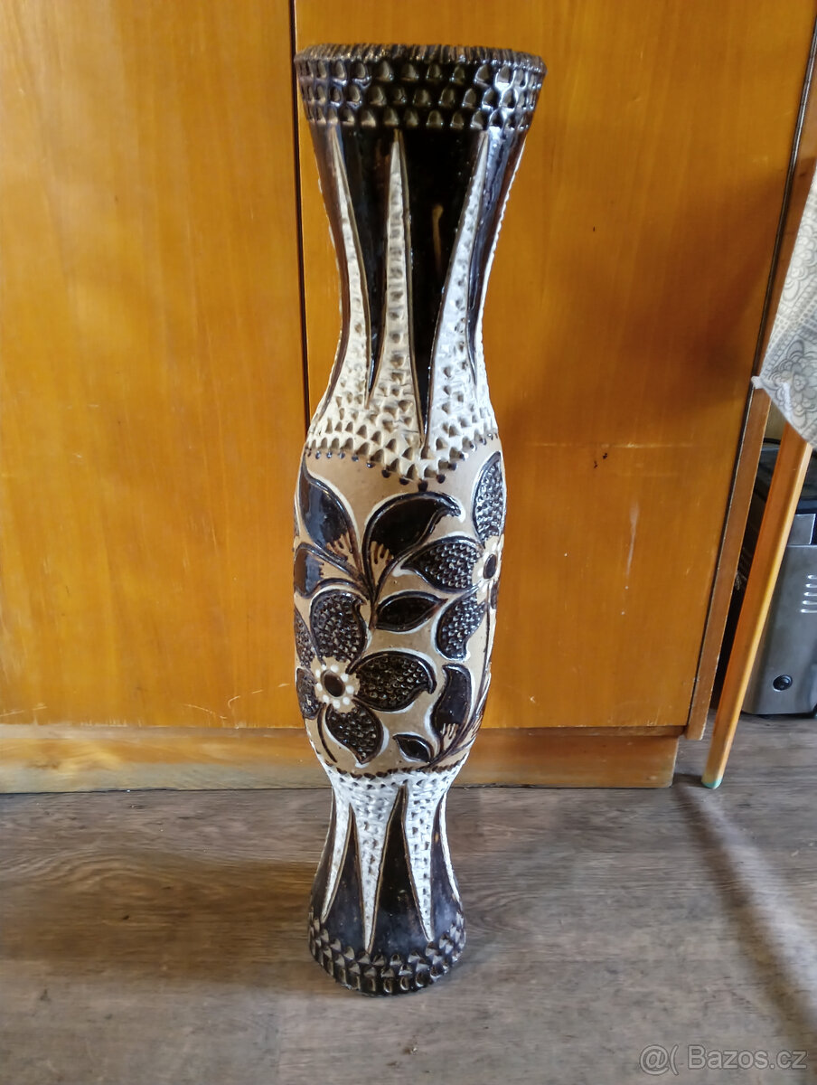 keramická váza 77cm - 2