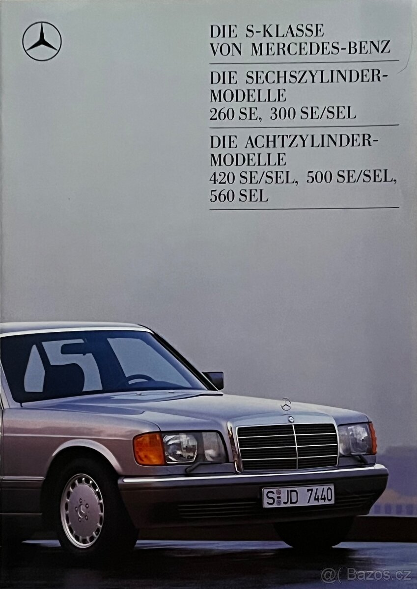 Mercedes S W126 prospekty - 2