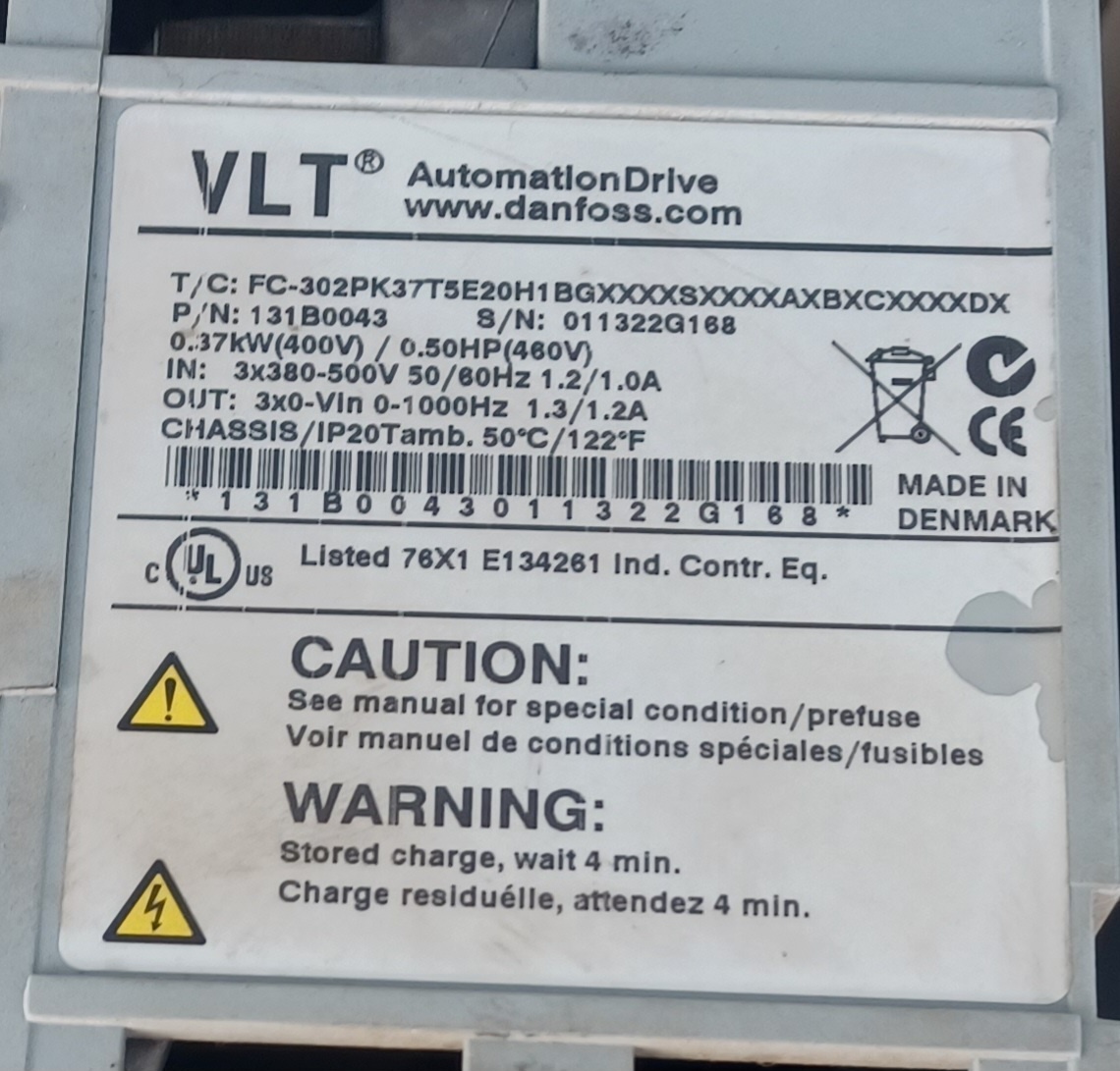 Frekvenční měnič Danfoss - 2