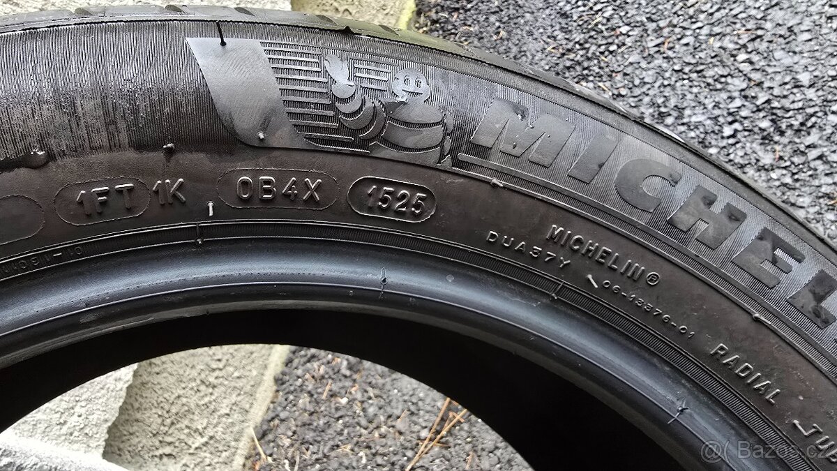 Michelin 195/55 R16 bez disku-nové, najeto jen 1000km,letní - 2
