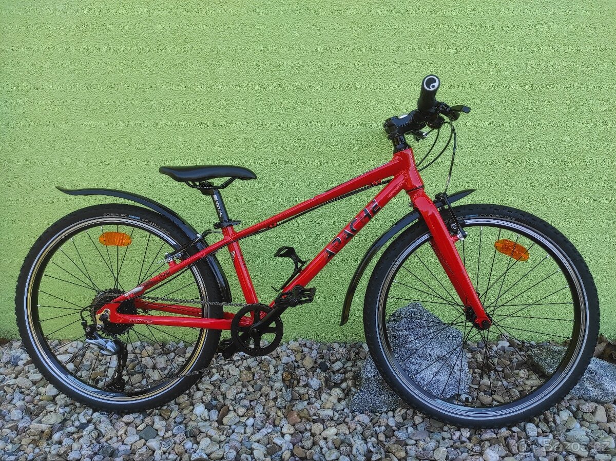 Značkové dětské kolo Apache Tuari 24" (červená) - 2