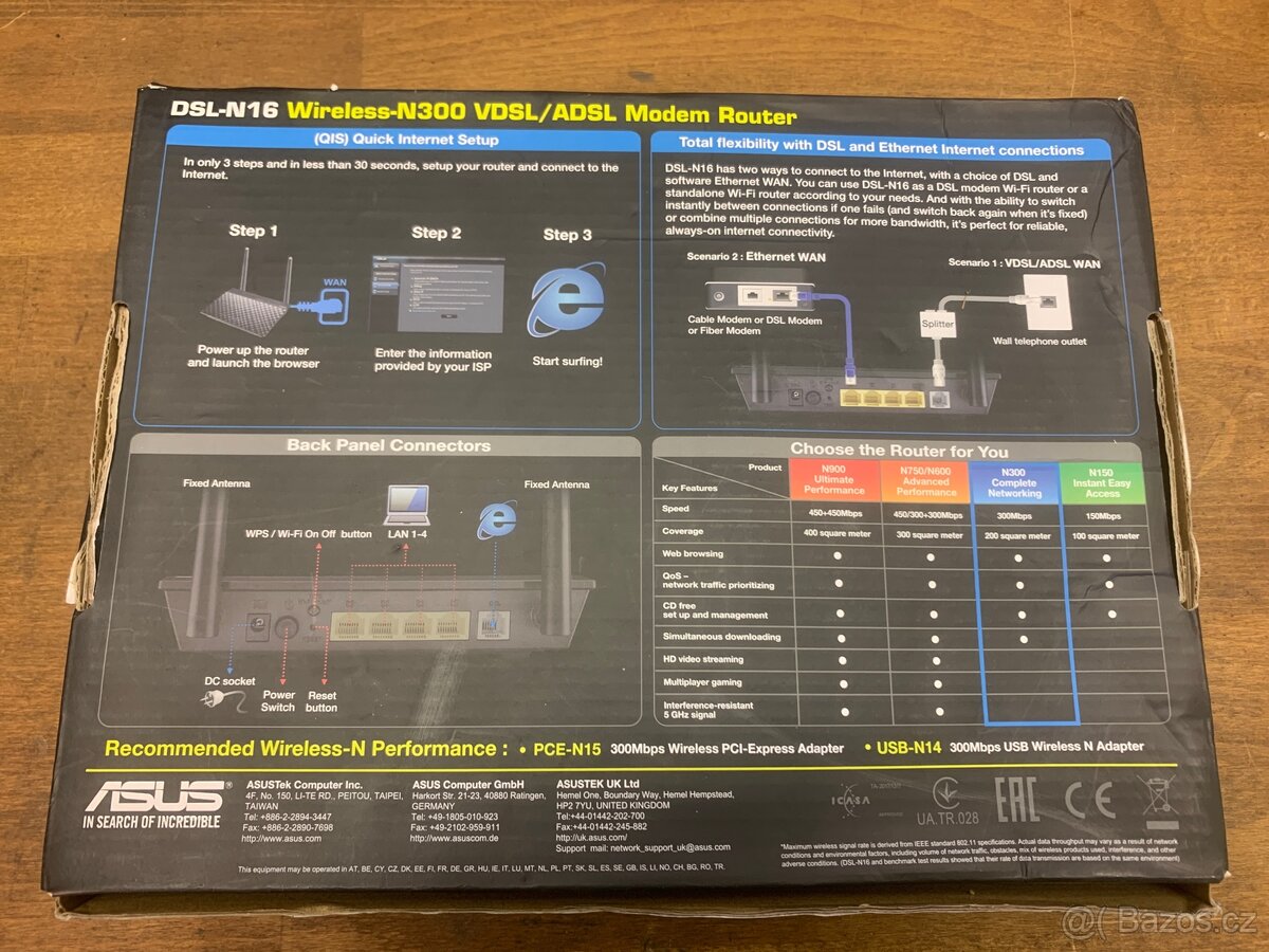 Router wi-fi Asus DSL-N16 - 2