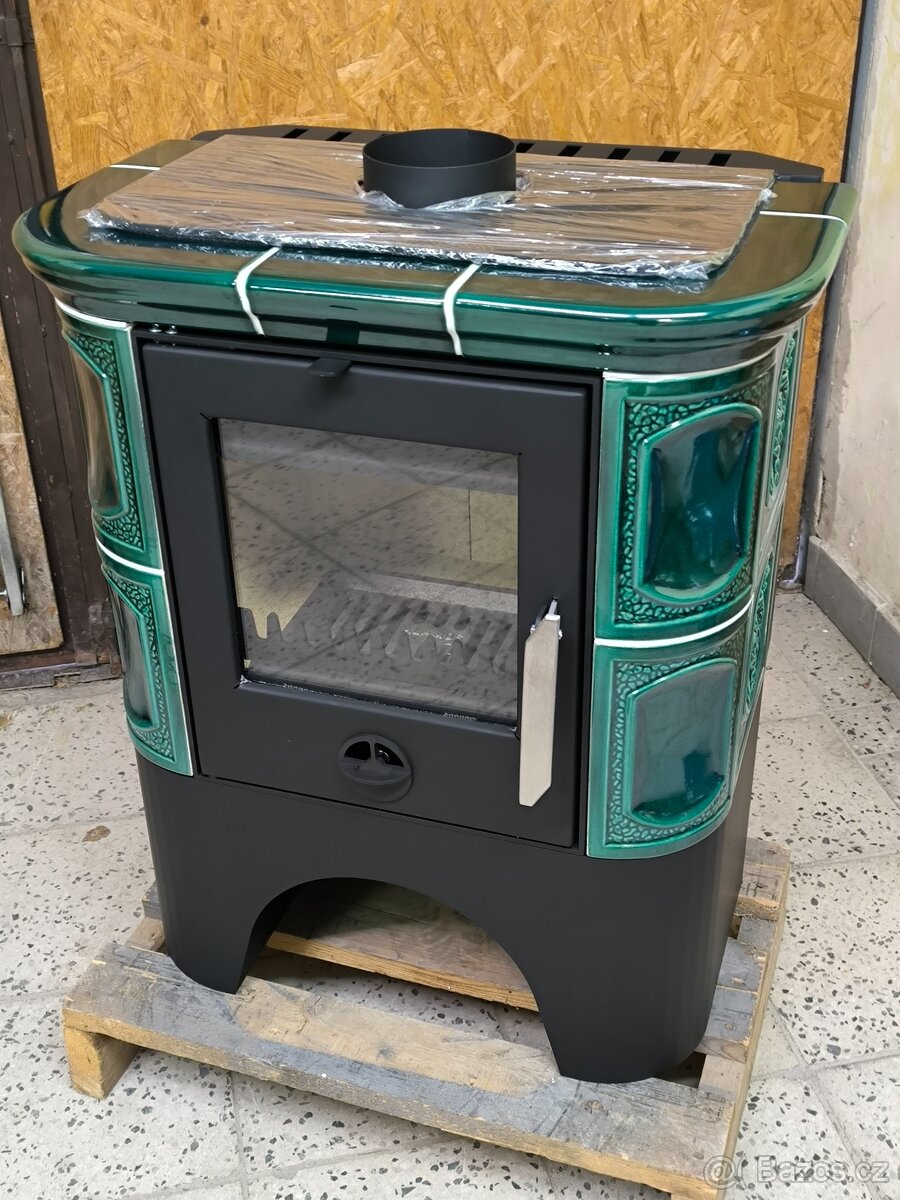 Kachlová krbová kamna 5,5 kW - 2