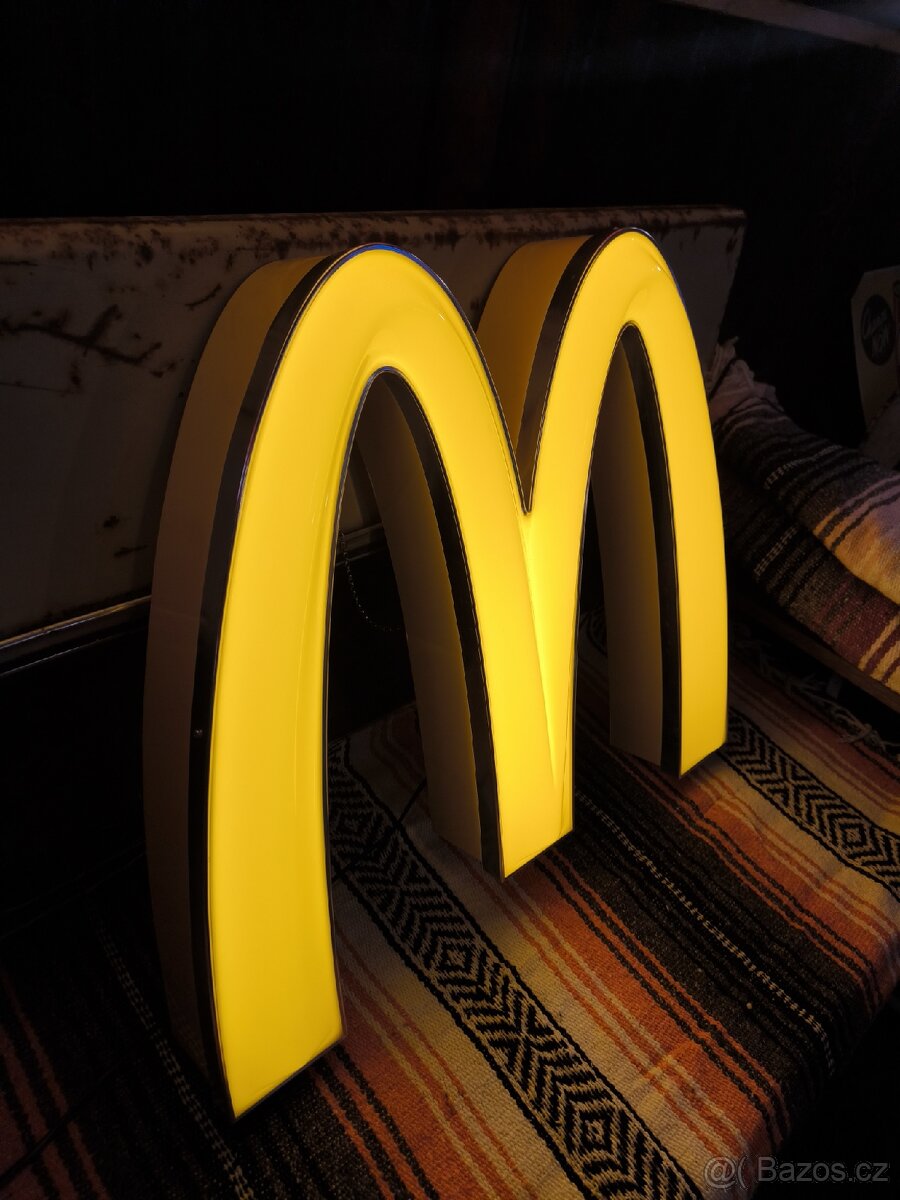 Originální světelné logo McDonald's - 2