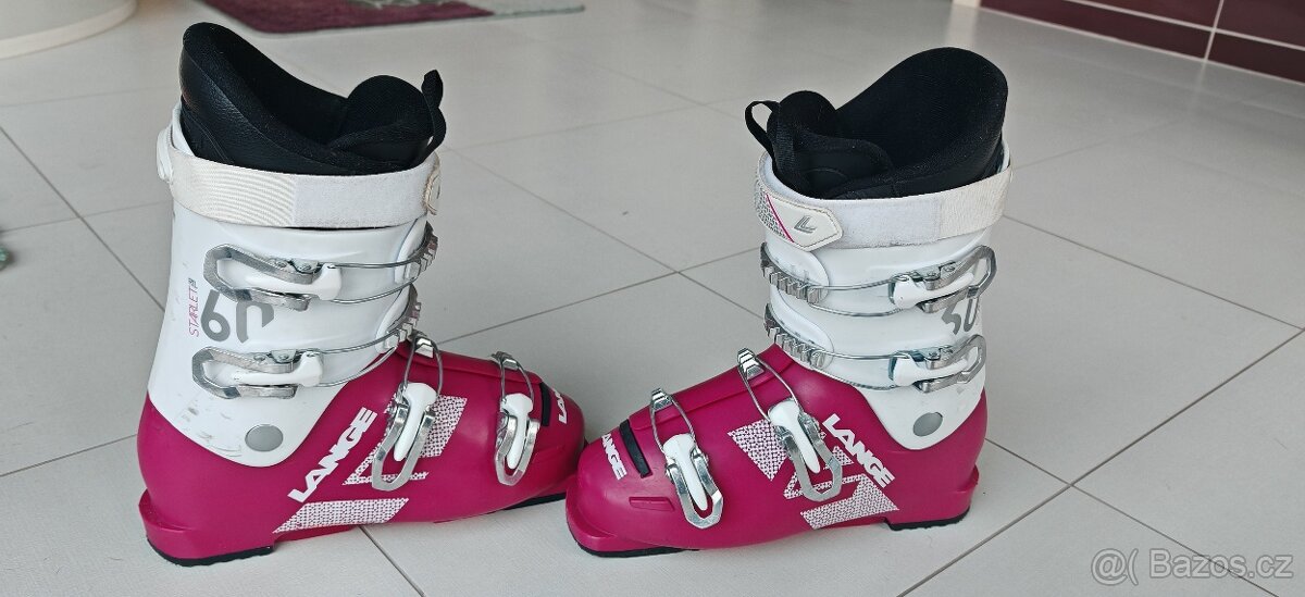 Juniorské lyžáky LANGE Starlet 60 - 25,5 (298 mm) - 2