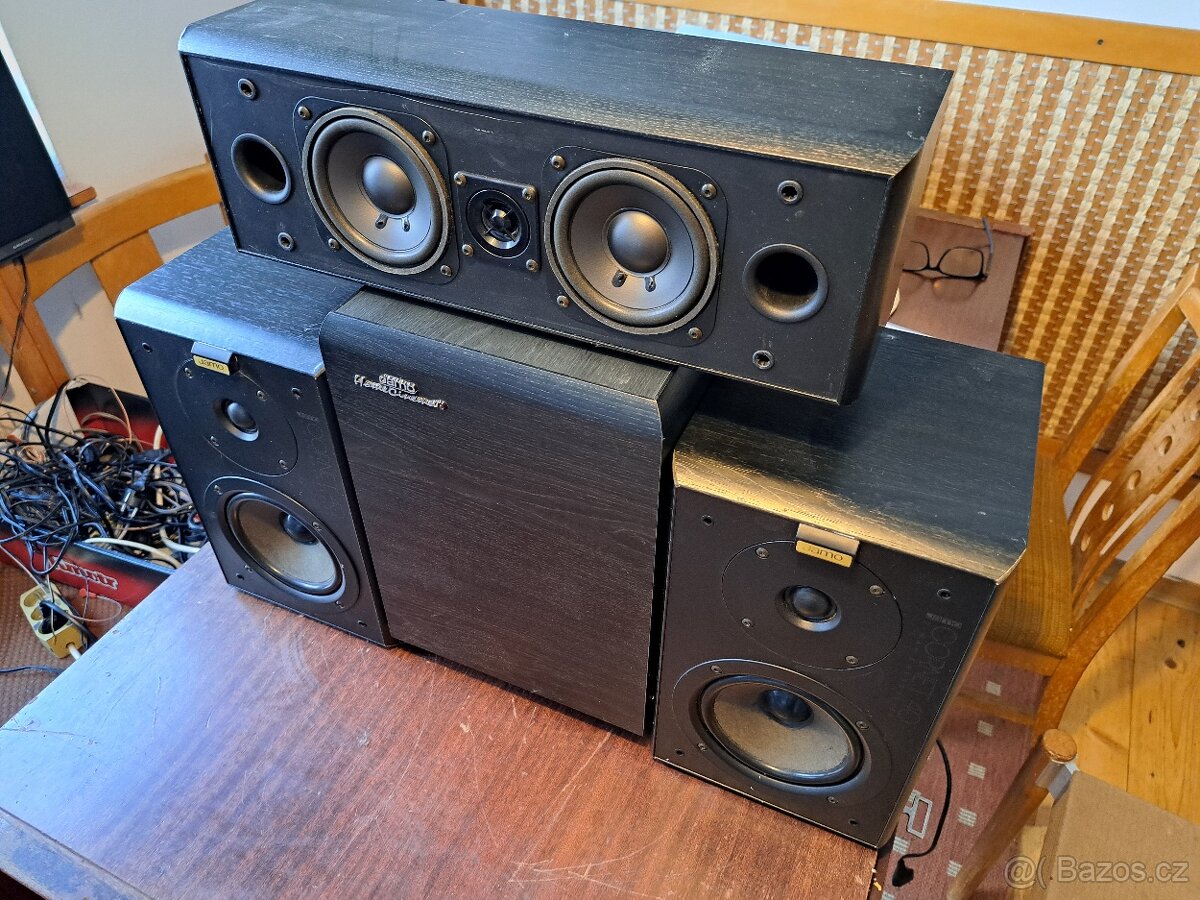 2x regálovka + centr + subwoofer JAMO - 2