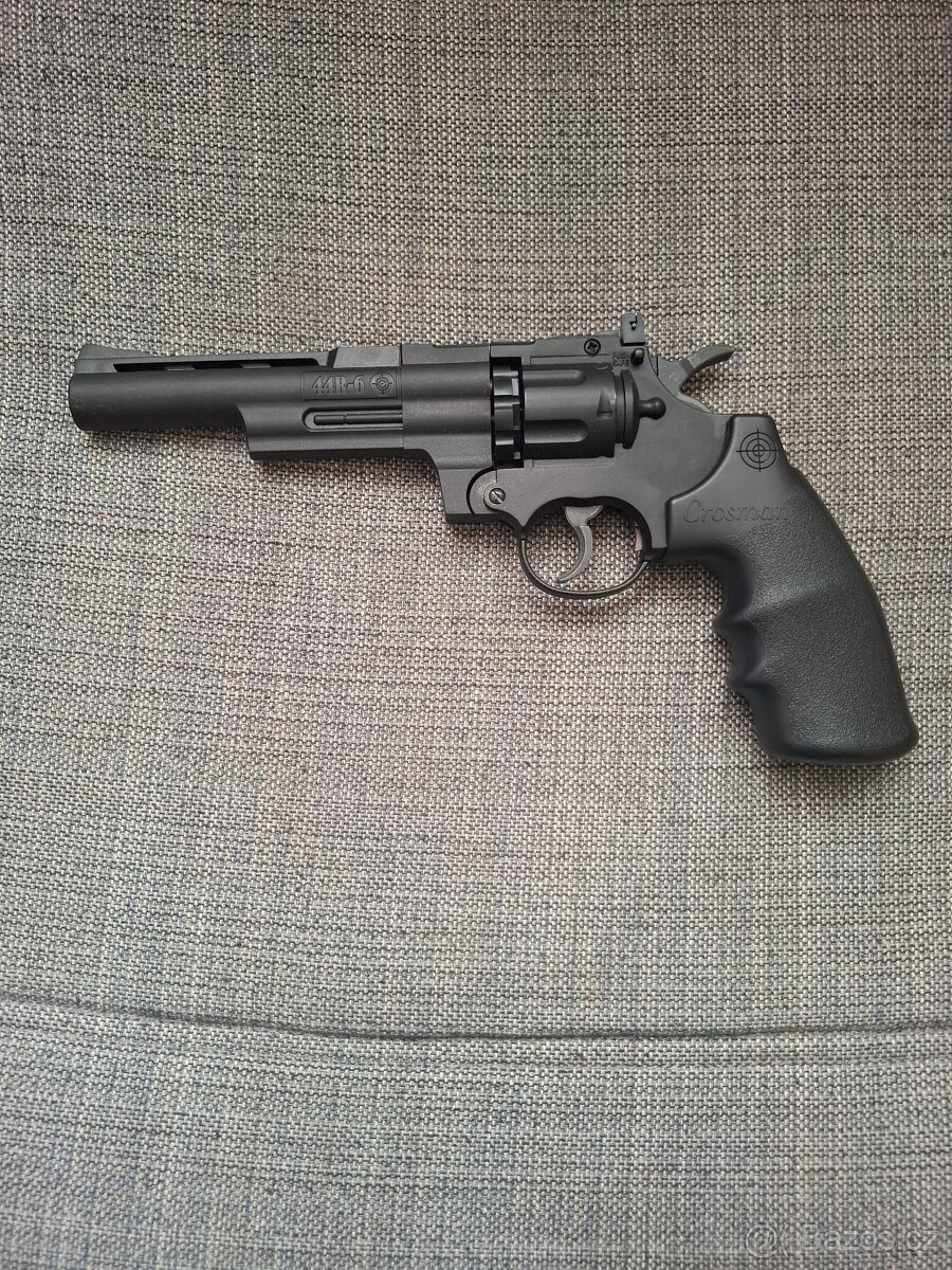 Crosman 44 – CO₂ vzduchový revolver 4,5 mm + 2 hlavně - 2