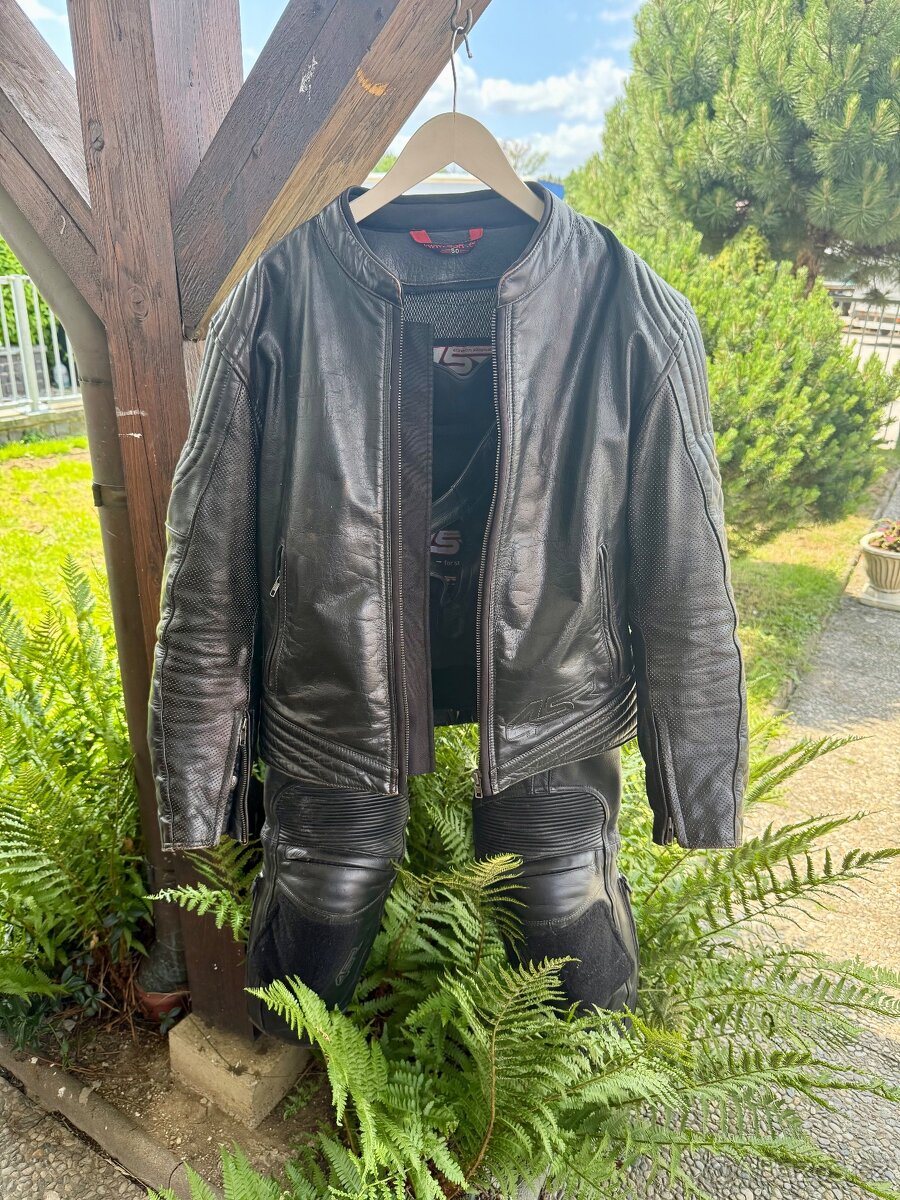 Kožená bunda (50) a kalhoty 4SR (48) (kombinéza) - 2