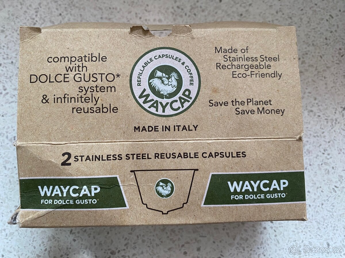 Plnitelná nerezová kapsle WayCup - 2