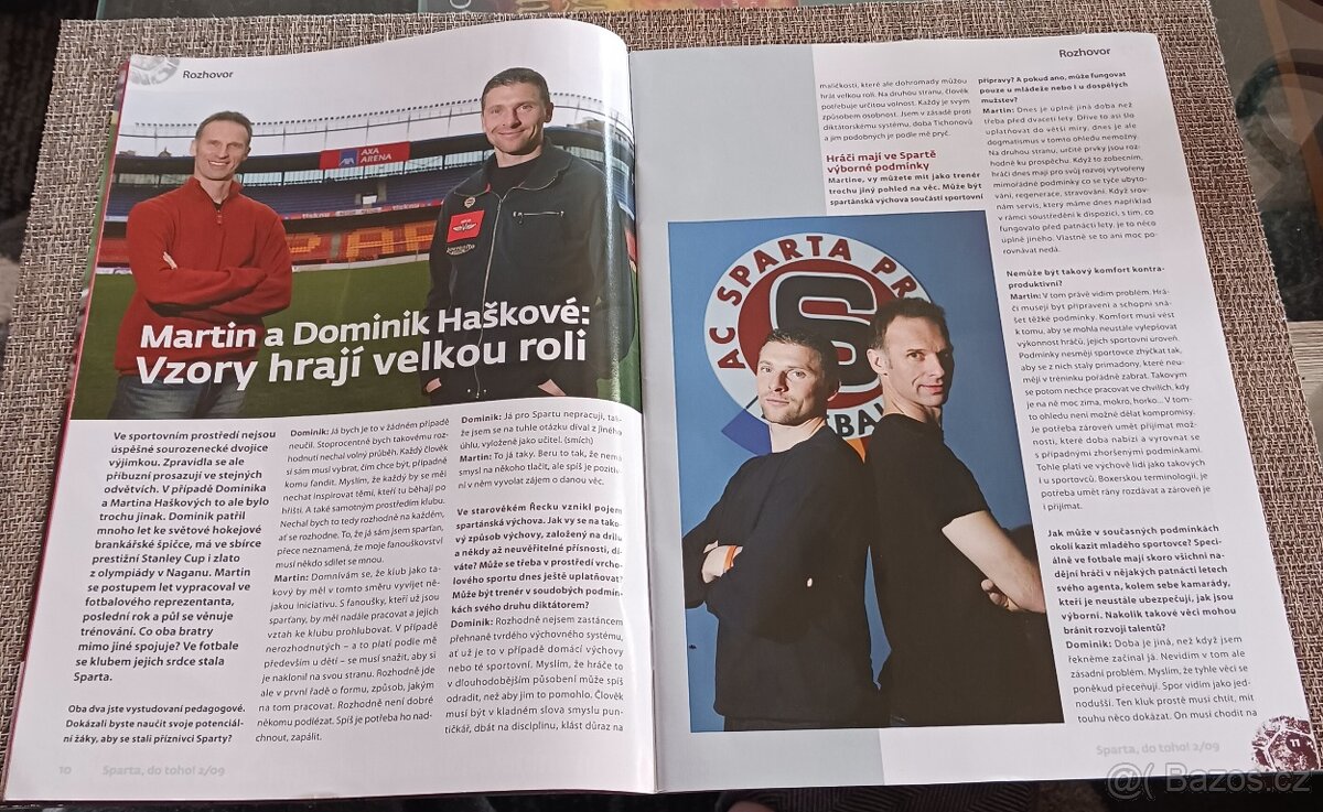 SPARTA DO TOHO - prodám program z AC SPARTA PRAHA. - 2