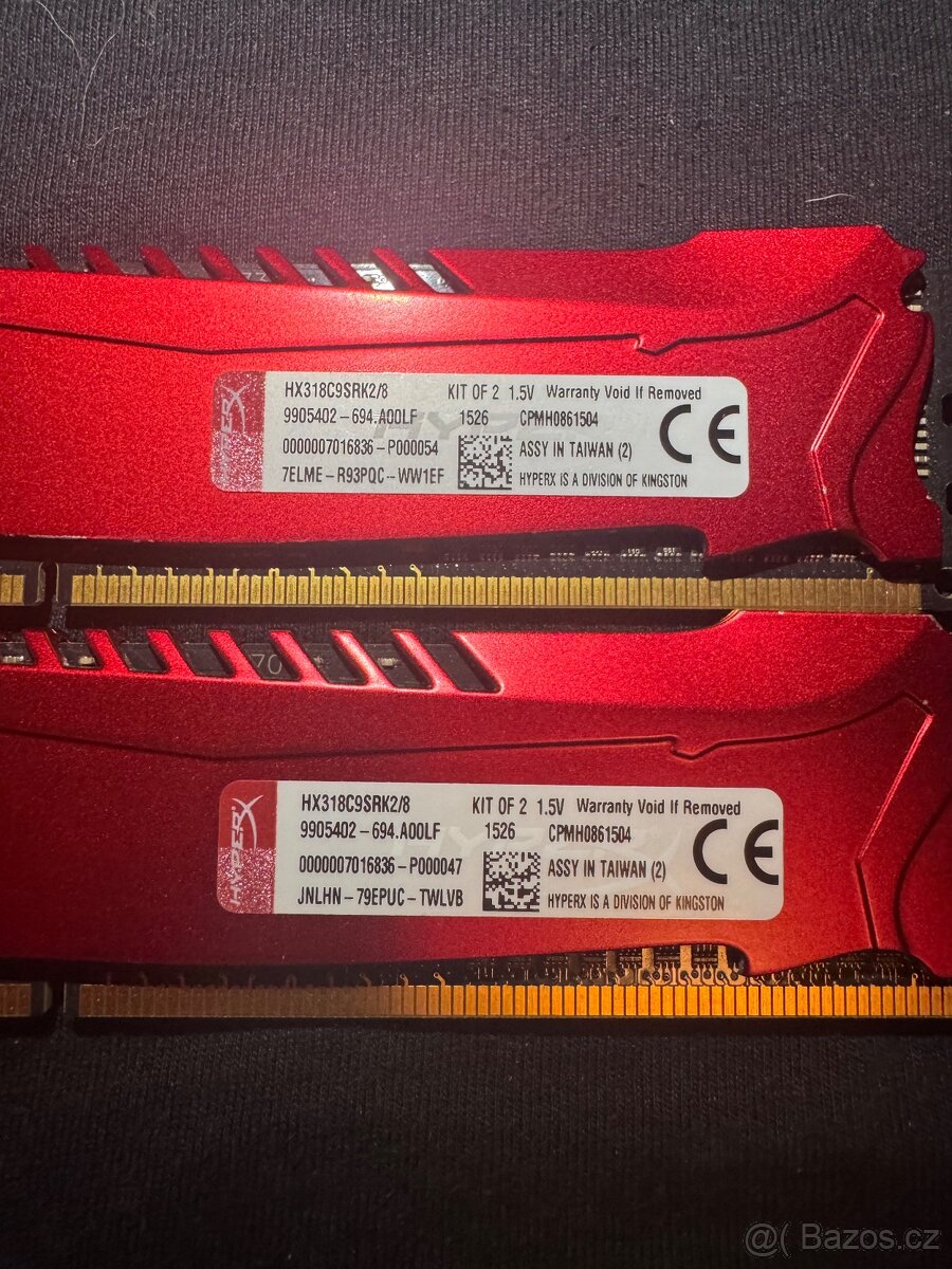 DDR3 RAM 2x4 GB - 2