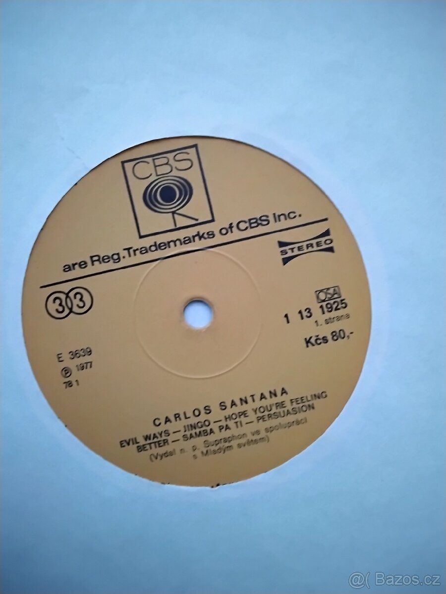 LP deska Carlos Santana - 2