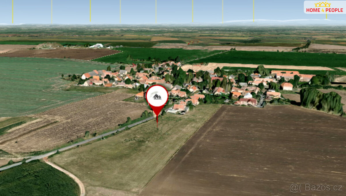 Prodej stavebního pozemku 970 m² v obci Břežany I, okres Kol - 2