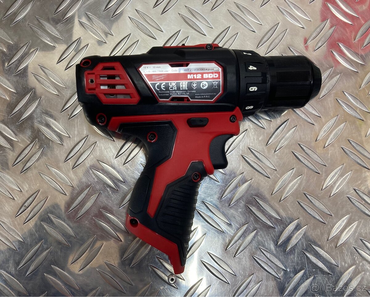 Akuvrtačka M12 BDD-0 Milwaukee 4933441930 - 2