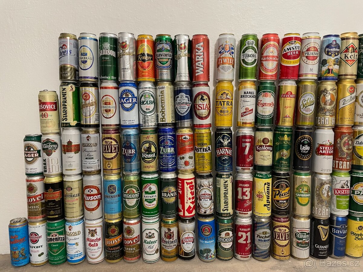 Plechovky od piva a limonády - 2