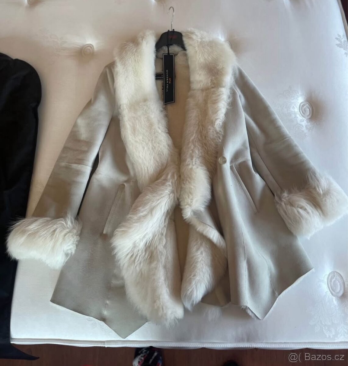 Luxusní kožešinový kabát-kožich - 2