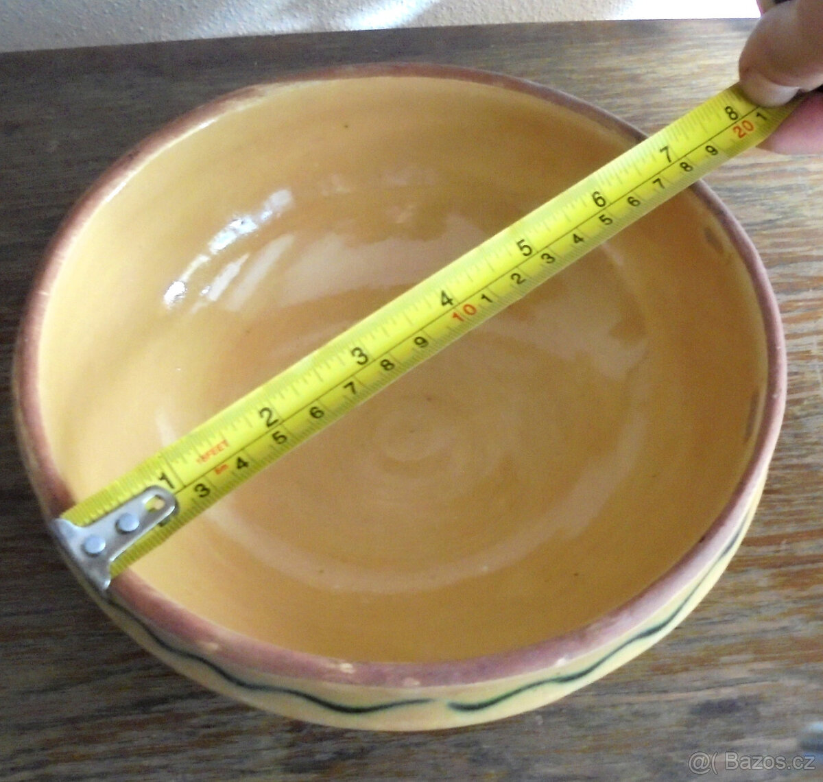 Miska keramická retro zdobená - 2