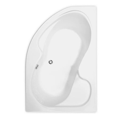 Asymetrická vana Roth Tullip 160x100 cm akrylát pravá - 2