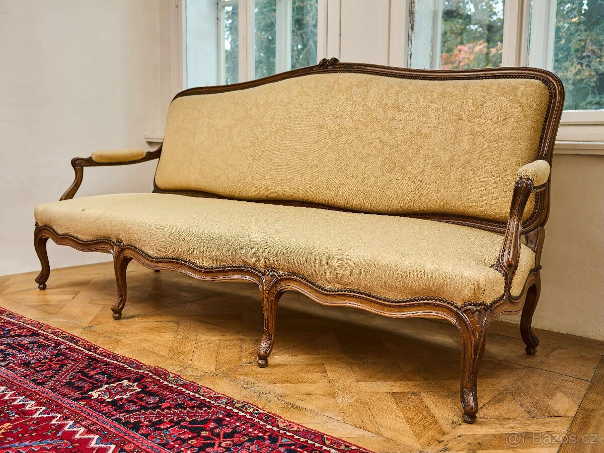 Velká starožitná sofa Ludvík XV - 2