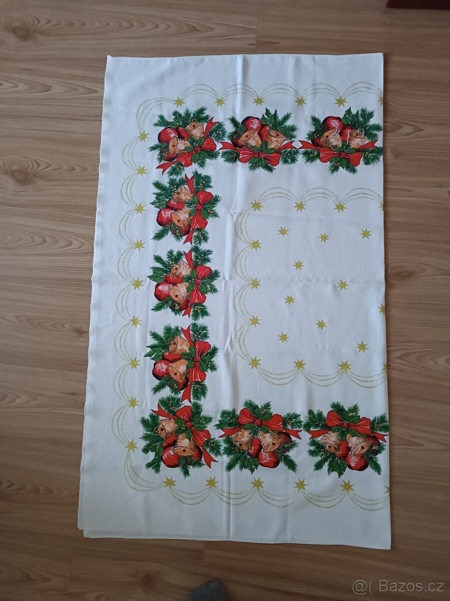 Vánoční ubrus - retro - 2